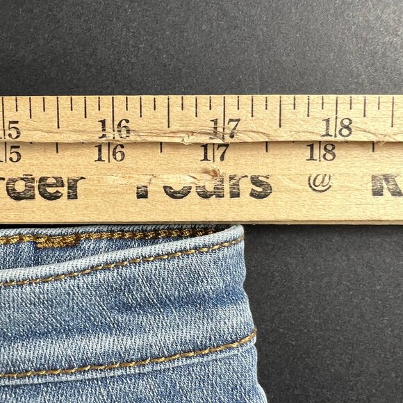 Judy Blue Jeans Women's 34x23* Wide Leg Crop High Rise Blue Stretch Denim Tag 32 - Picture 16 of 16